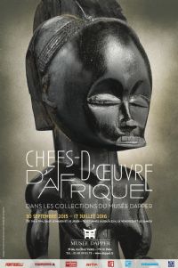 Exposition : Chefs-d'œuvre d'Afrique dans les collections du musée Dapper. Du 15 novembre 2015 au 17 juillet 2016 à Paris16. Paris.  11H00